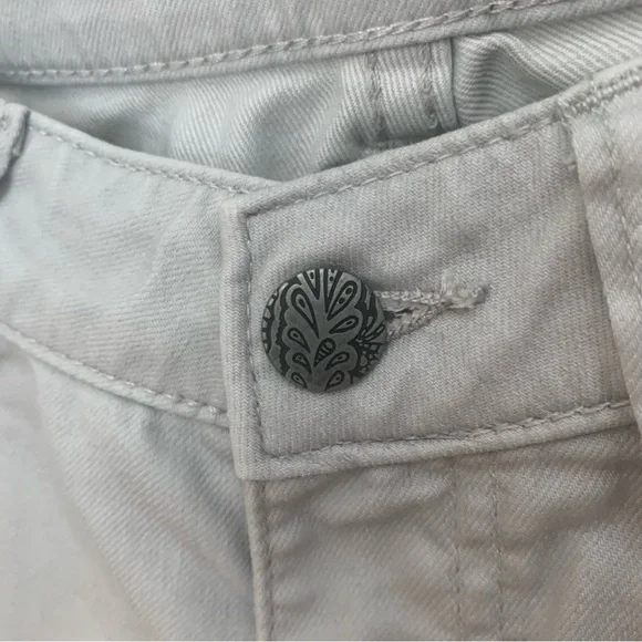 PRANA Kara Slim Leg Low Rise Stretch Jeans Light Grey Style# W4KARA115 Size 4/27 - Picture 6 of 14